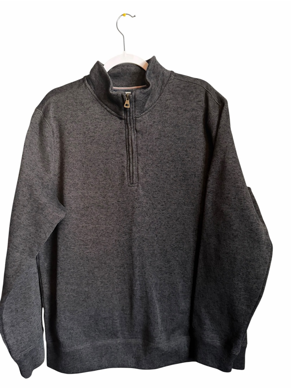 Weatherproof vintage Men's Charcoal Zip-Up Sweater